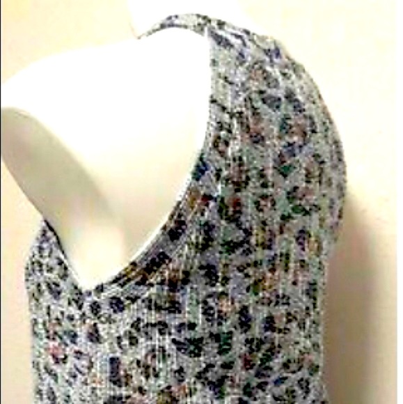 W5 | small halter leopard print top. Fringed hem. Sleeveless - Picture 4 of 15